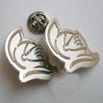 Sandblast Lapel Pins custom