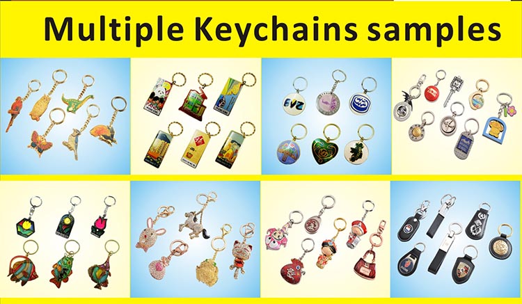 multiple keychains samples